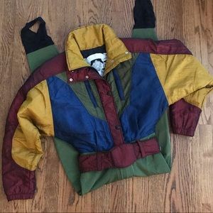 Vintage 1980s NILS One Piece Ski Jump Suit 12